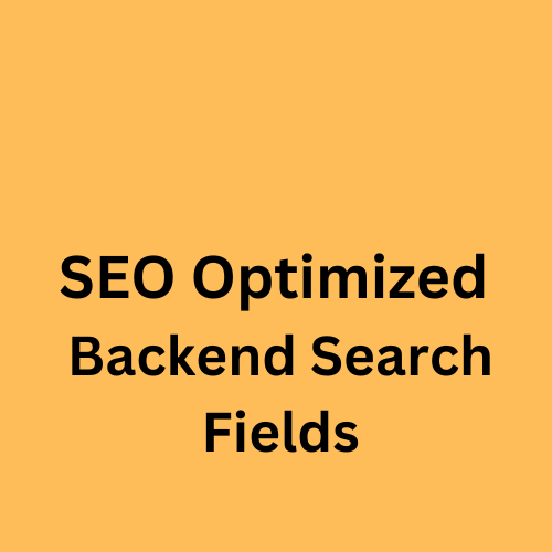 Optimized SEO Back End SEO Fields