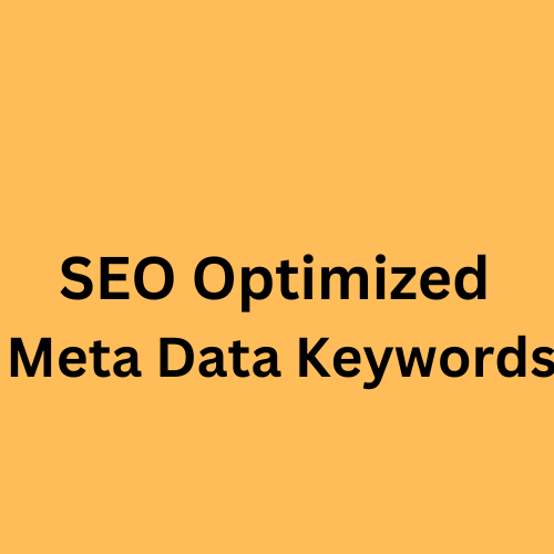 Optimized SEO Meta Data Keywords